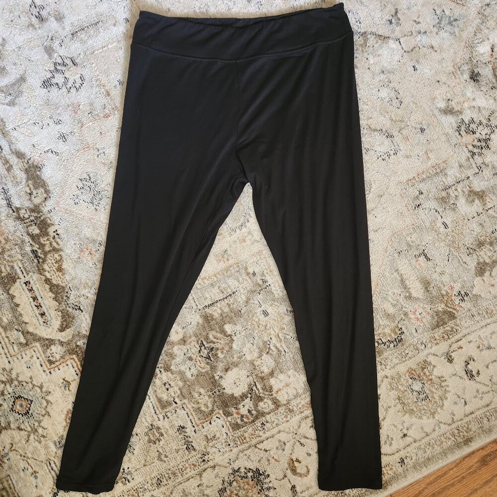 READY TO GO Women's lightweight leggings, Black, 2x